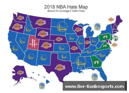 天博体育NBA球队分布地图：探索美国各地的顶级篮球赛场景 - 副本